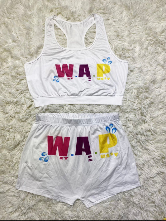 White wap set